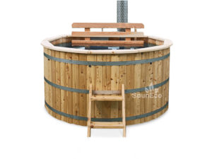 Wooden Hot Tub Bath Barrel from Sauneco